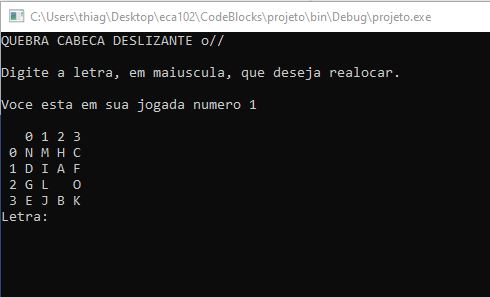 projeto puzzle deslizante